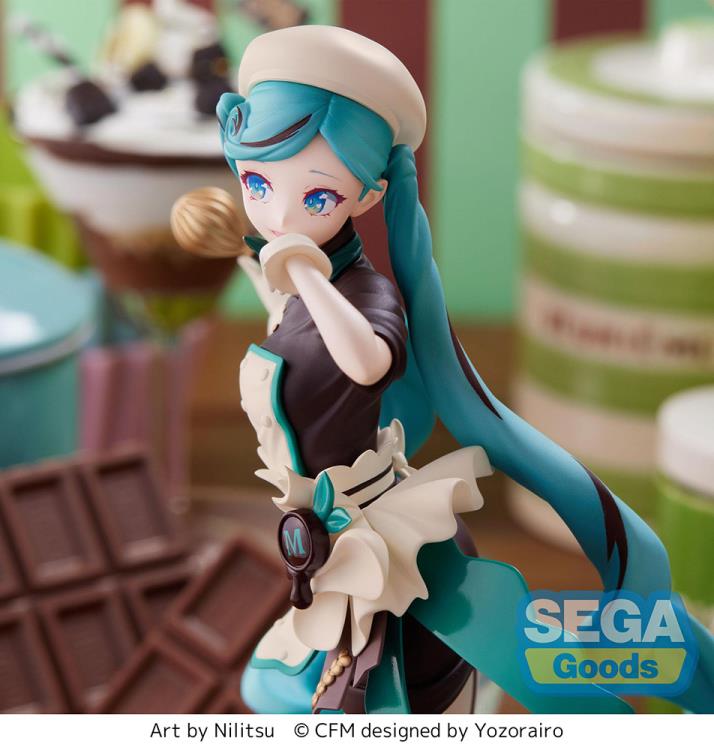 Original Figure PVC Vocaloid Luminasta Hatsune Miku Bitter Patissier