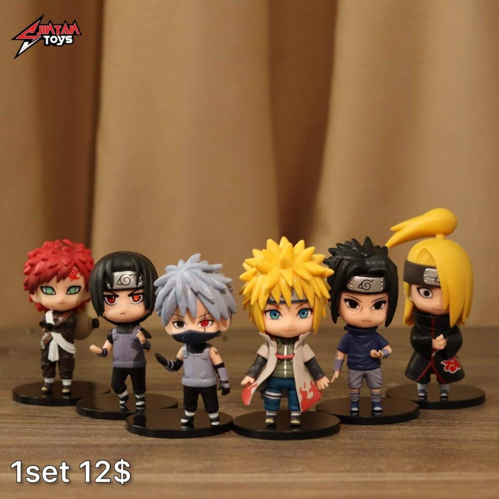 Naruto Chibi Set - Jintan Toys & Coffee, Anime, Kampot, Cambodia