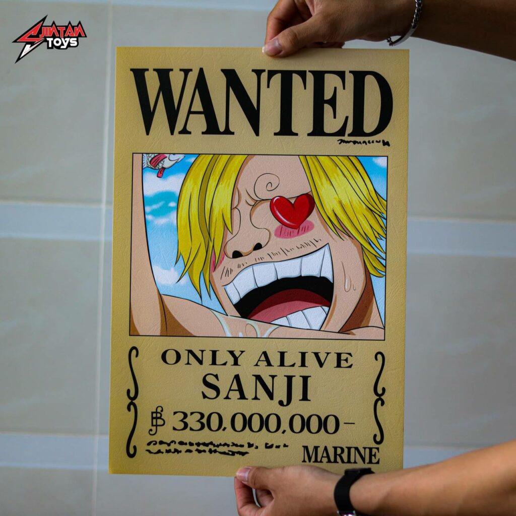 One Piece Bounty Poster JINTAN Toys Coffee Anime Kampot Cambodia
