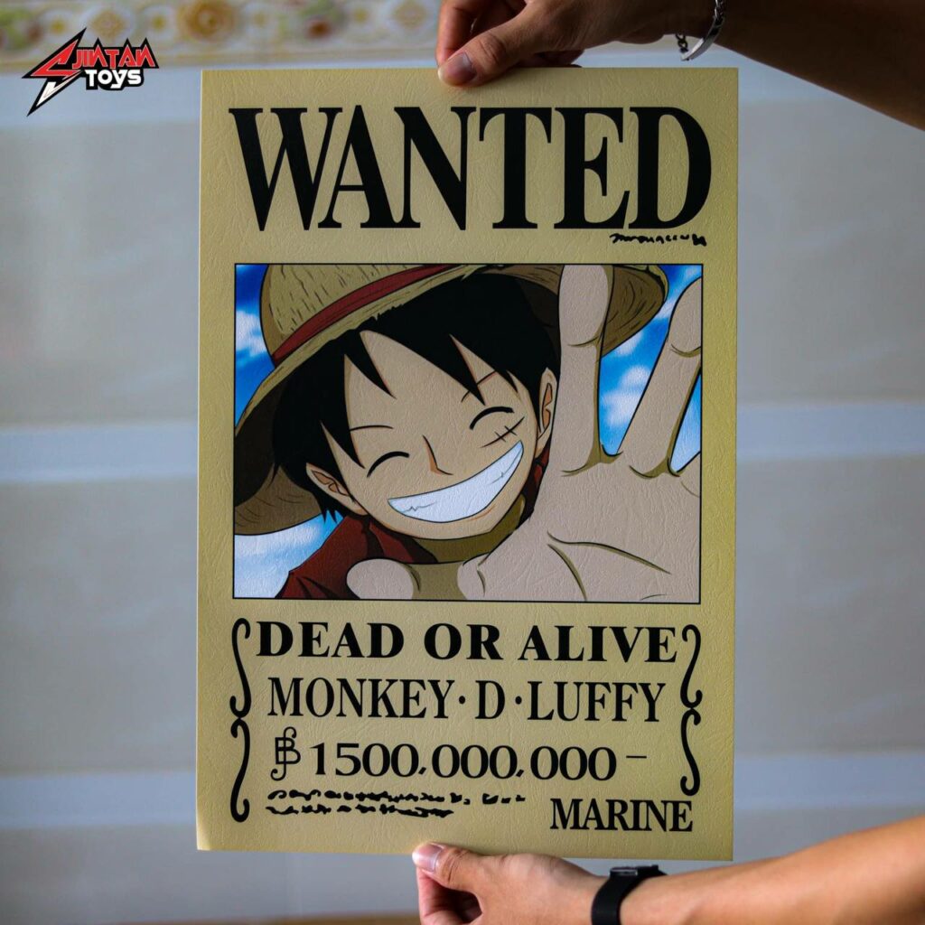 One Piece Bounty Poster JINTAN Toys Coffee Anime Kampot Cambodia
